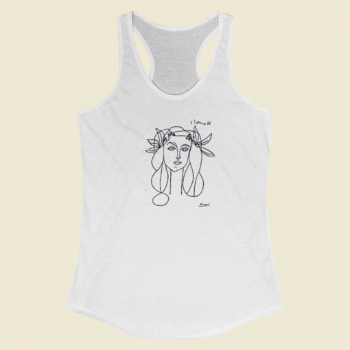 Francoise Gilot Sketch Racerback Tank Top