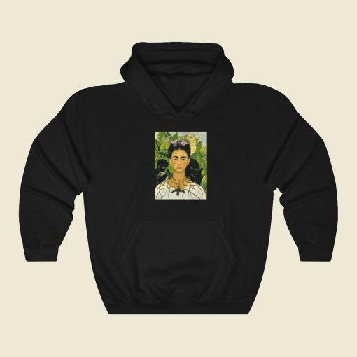 Frida Kahlo Self Potrait Hoodie Style