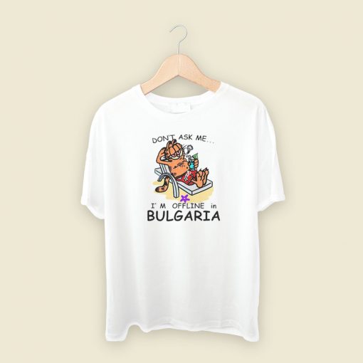 Garfield Offline In Bulgaria T Shirt Style