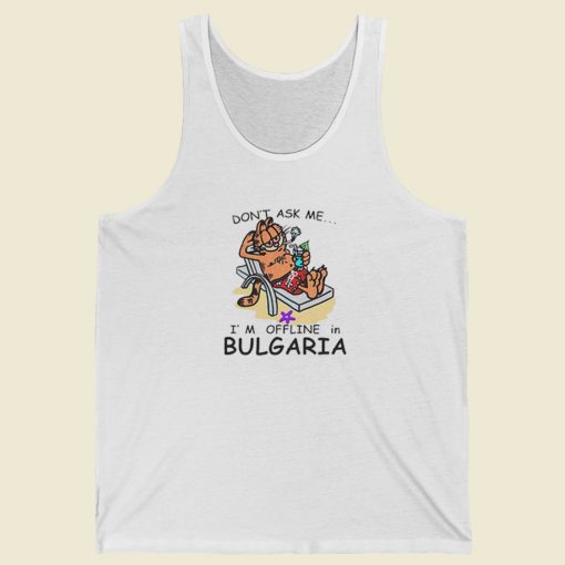 Garfield Offline In Bulgaria Tank Top