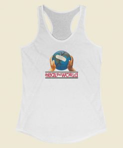 Heal The World Racerback Tank Top On Sale