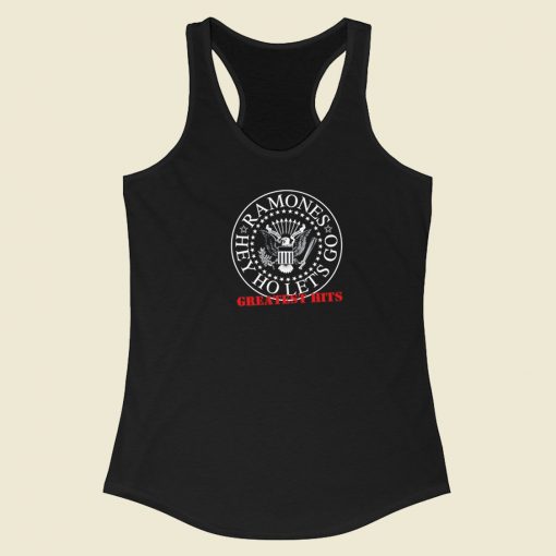 Ramones Hey Ho Lets Go Racerback Tank Top On Sale