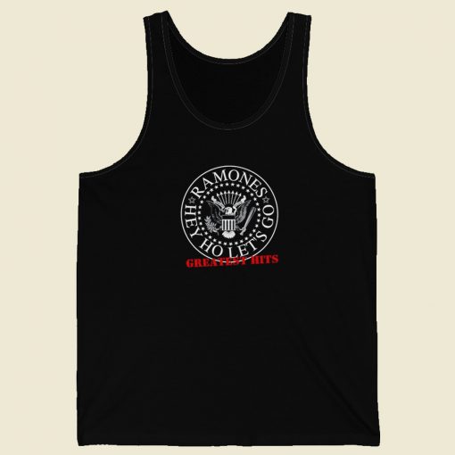 Ramones Hey Ho Lets Go Tank Top On Sale