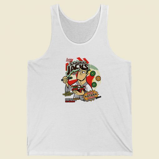 Samurai Jack Cereal Box Tank Top On Sale