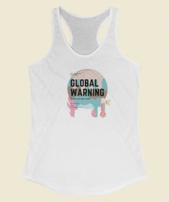 Take Action Now Global Warming Racerback Tank Top