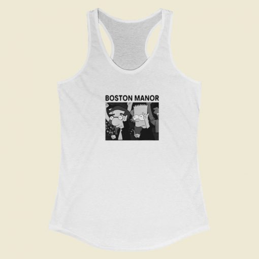 Boston Manor Simpsons Bart Racerback Tank Top