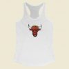 Dennis Rodman Bullhorns Racerback Tank Top On Sale