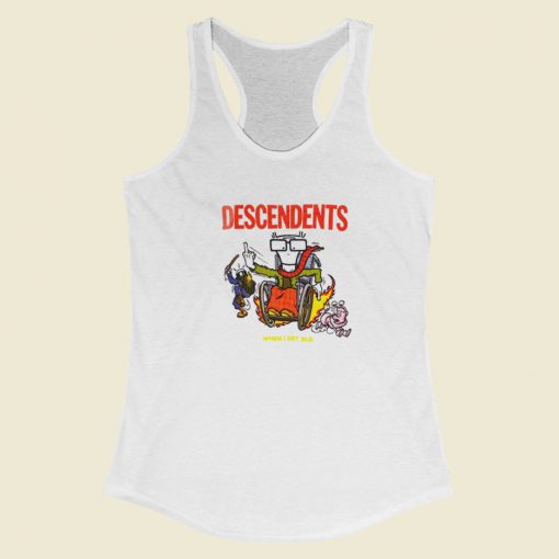 Descendents When I Get Old Racerback Tank Top On Sale