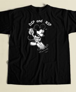 Dip and Rip Mickey T Shirt Style On Sale