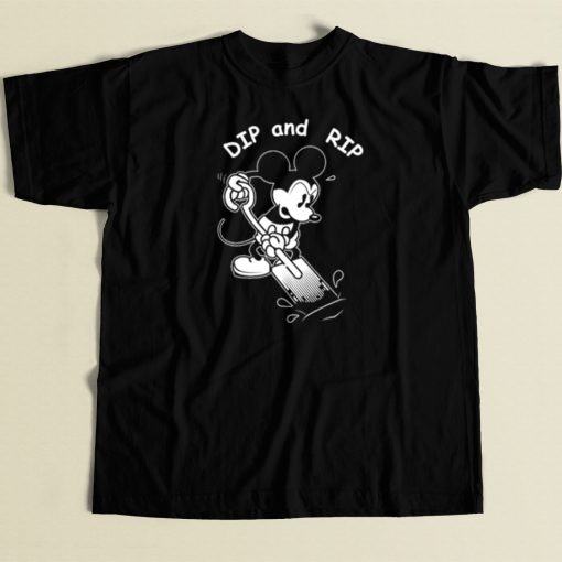 Dip and Rip Mickey T Shirt Style On Sale