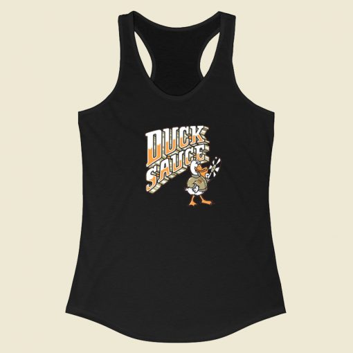 Duck Sauce Dj Music Cool Racerback Tank Top