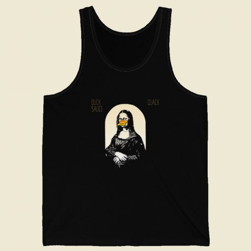 Duck Sauce Quack Funny Tank Top On Sale