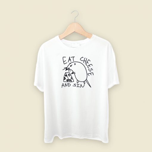 Eat Cheese And Sin Funny T Shirt Style