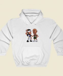 Gary Payton vs Klay Thompson Hoodie Style