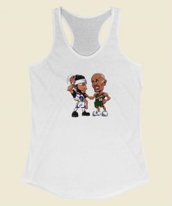 Gary Payton vs Klay Thompson Racerback Tank Top