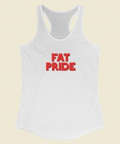 Homer Simpson Fat Pride Racerback Tank Top