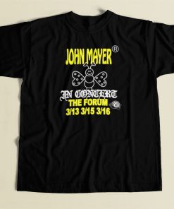 John Mayer In Concert The Forum T Shirt Style