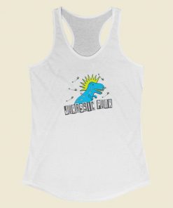 Jurassic Punk Dinosaur Racerback Tank Top On Sale