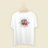 Mickey And Minnie Heart Shaped Ski T Shirt Style