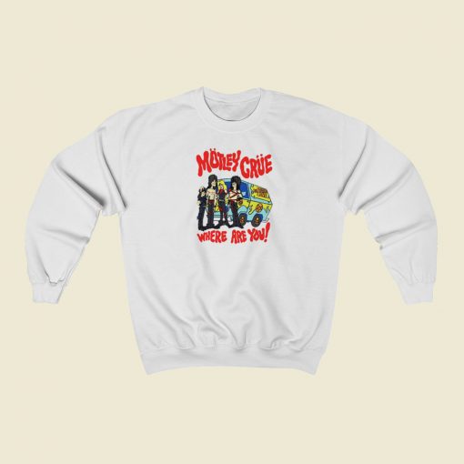 Motley Crue Scooby Doo Sweatshirts Style On Sale