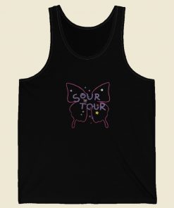 Olivia Rodrigo Sour Butterfly Tour Tank Top On Sale