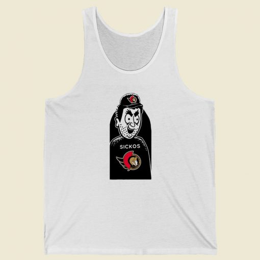 Ottawa Senators Sickos Tank Top On Sale On Sale