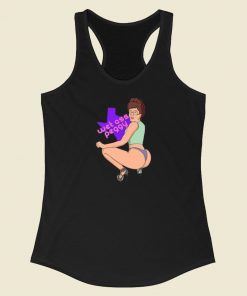 Peggy Wap Twerk Texas Racerback Tank Top