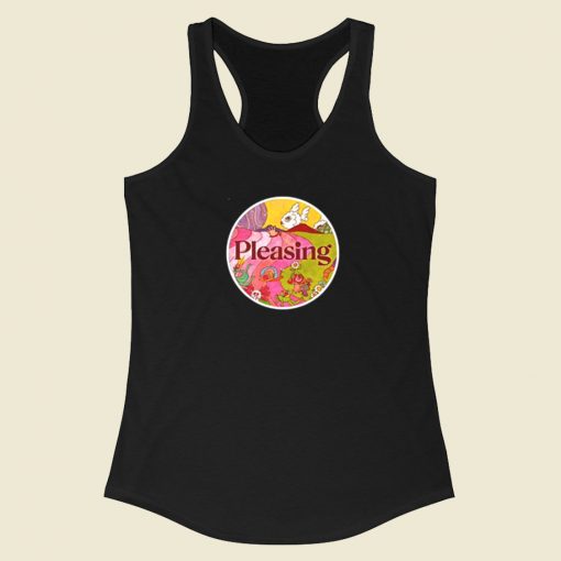 Pleasing Shroom Bloom Racerback Tank Top Sale