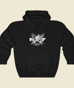 Poppy And Triple H White Skull Hoodie Style