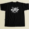 Poppy And Triple H White Skull T Shirt Style