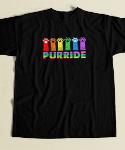 Purride Lgbt Pride Cat T Shirt Style On Sale