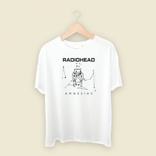 Radiohead Amnesiac T Shirt Style On Sale