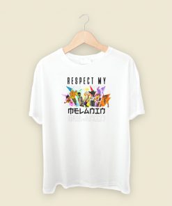 Respect My Melanin Anime T Shirt Style On Sale