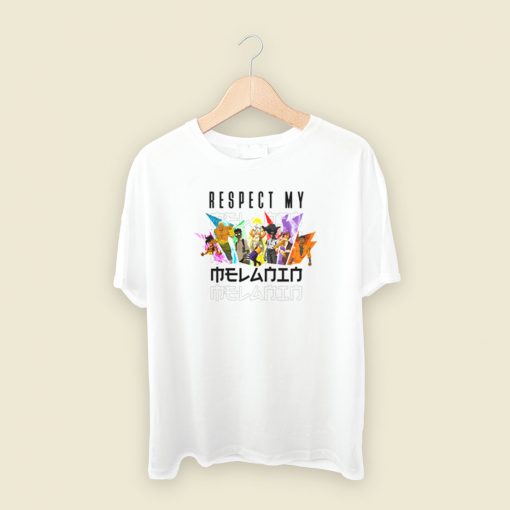 Respect My Melanin Anime T Shirt Style On Sale