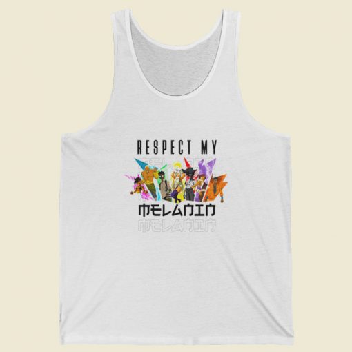 Respect My Melanin Anime Tank Top On Sale