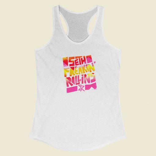 Seth Freakin Rollins Visionary Racerback Tank Top