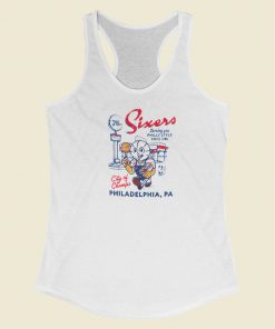 Sixers Philadelphia Funny Racerback Tank Top On Sale