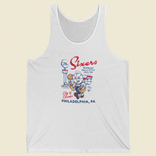 Sixers Philadelphia Funny Tank Top On Sale