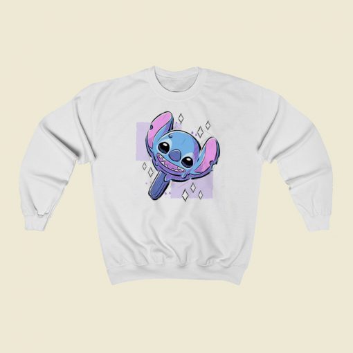 Stitch Cream Funny Sweatshirts Style On Sale