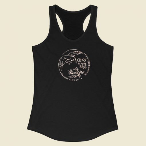 Support Your Local Murder Racerback Tank Top On Sale