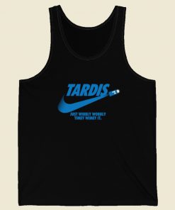 Tardis Wibbly Wobbly Timey Wimey Tank Top On Sale