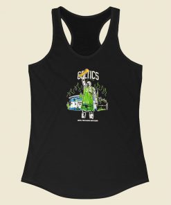 The Clock Says Zero Basketball Skull Racerback Tank Top