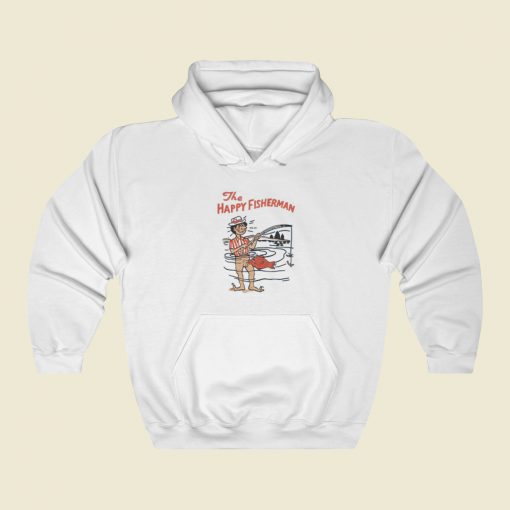 The Happy Fisherman Hoodie Style On Sale