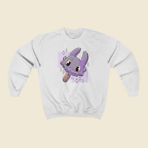 Toothless Cream Funny Sweatshirts Style On Sale