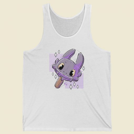 Toothless Cream Funny Tank Top On Sale On Sale