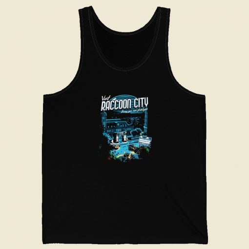 Visit Raccoon City Tank Top On Sale