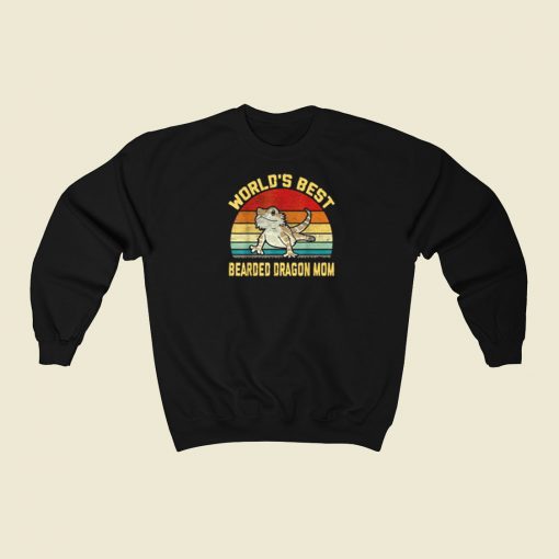 Worlds Best Bearded Dragon Mom Sweatshirts Style