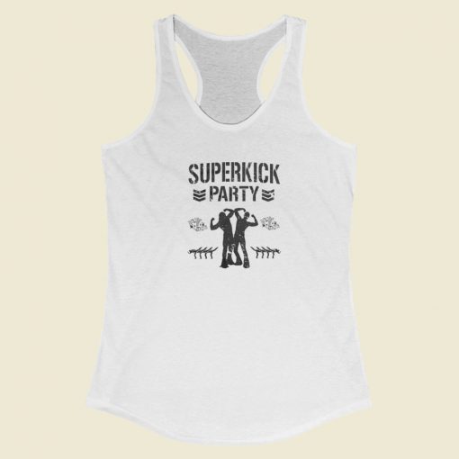 Young Bucks Superkick Party Racerback Tank Top