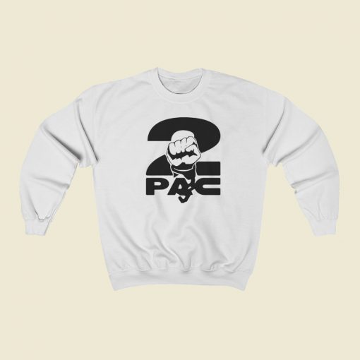 2pac Fist Overlap Old School Sweatshirts Style