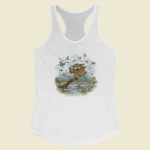 A Balance Diet Yoda Funny Racerback Tank Top